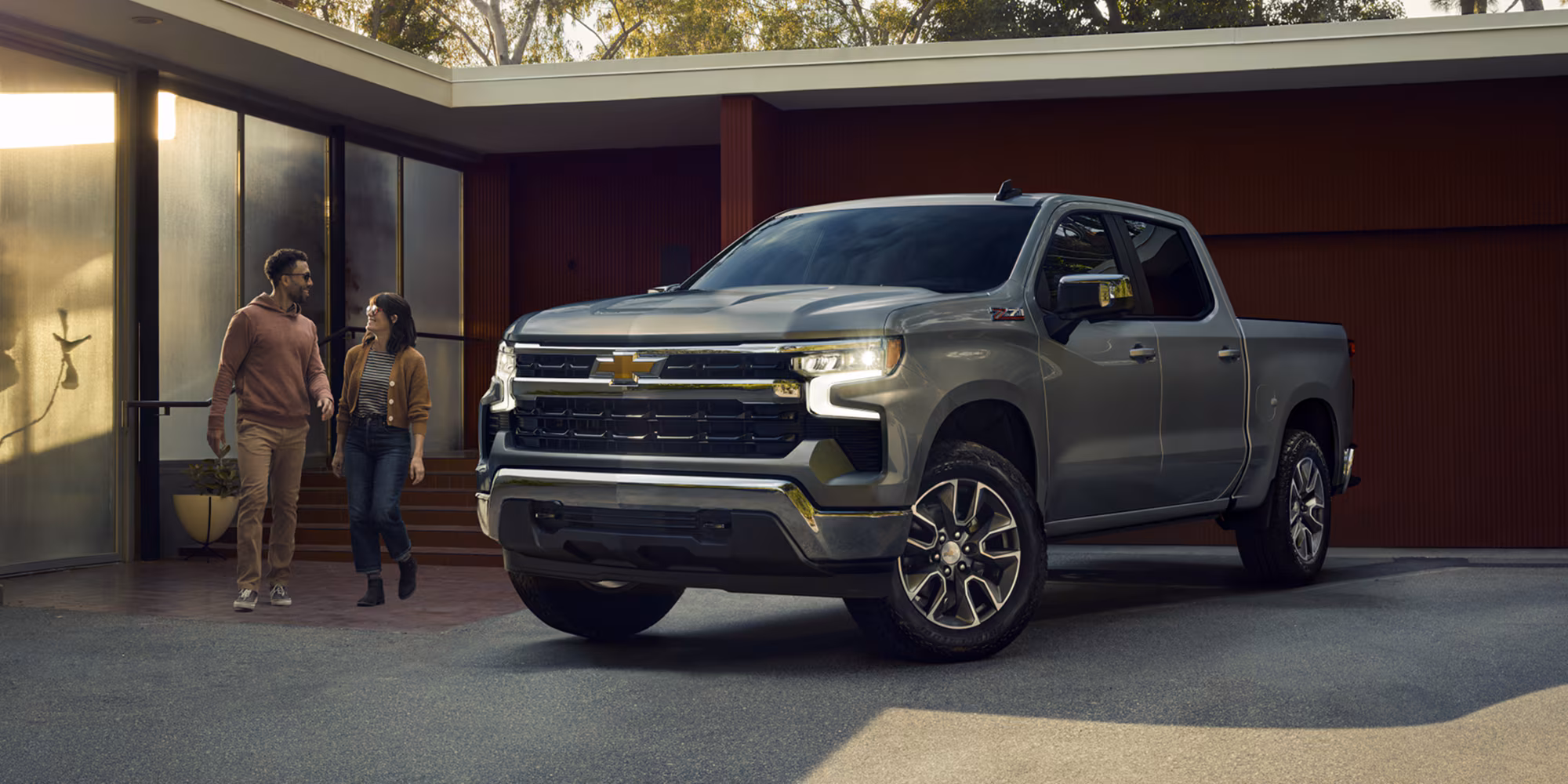 2026 Chevrolet Silverado 1500 driving on a road