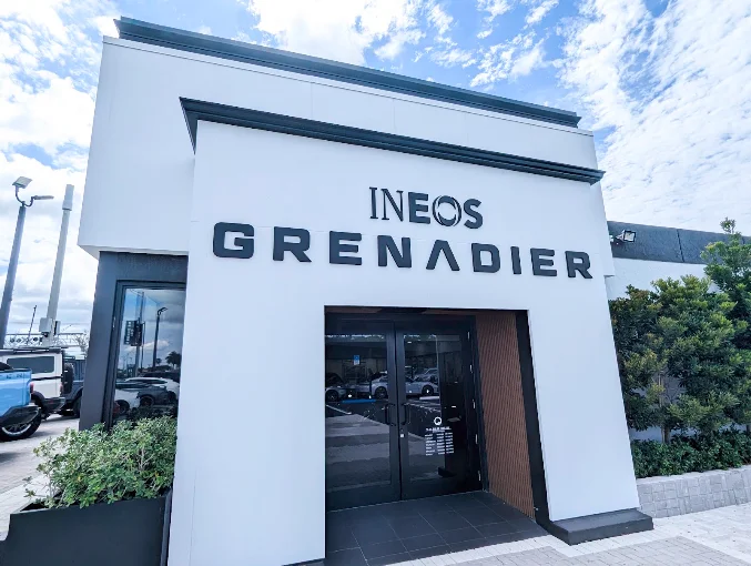 INEOS Grenadier Station Wagon on the road